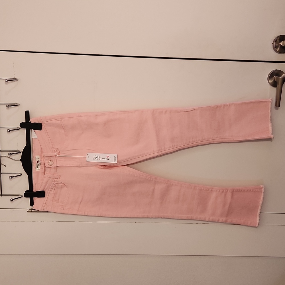 K's more Light Red Denim Jeans